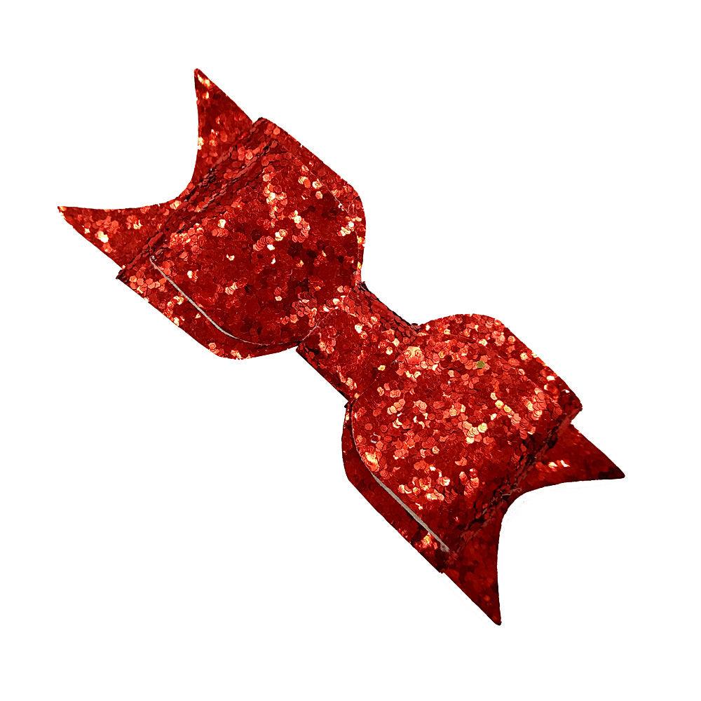 Hair ornament/pin Red bow