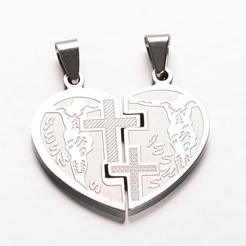 Best Friends necklace, cross