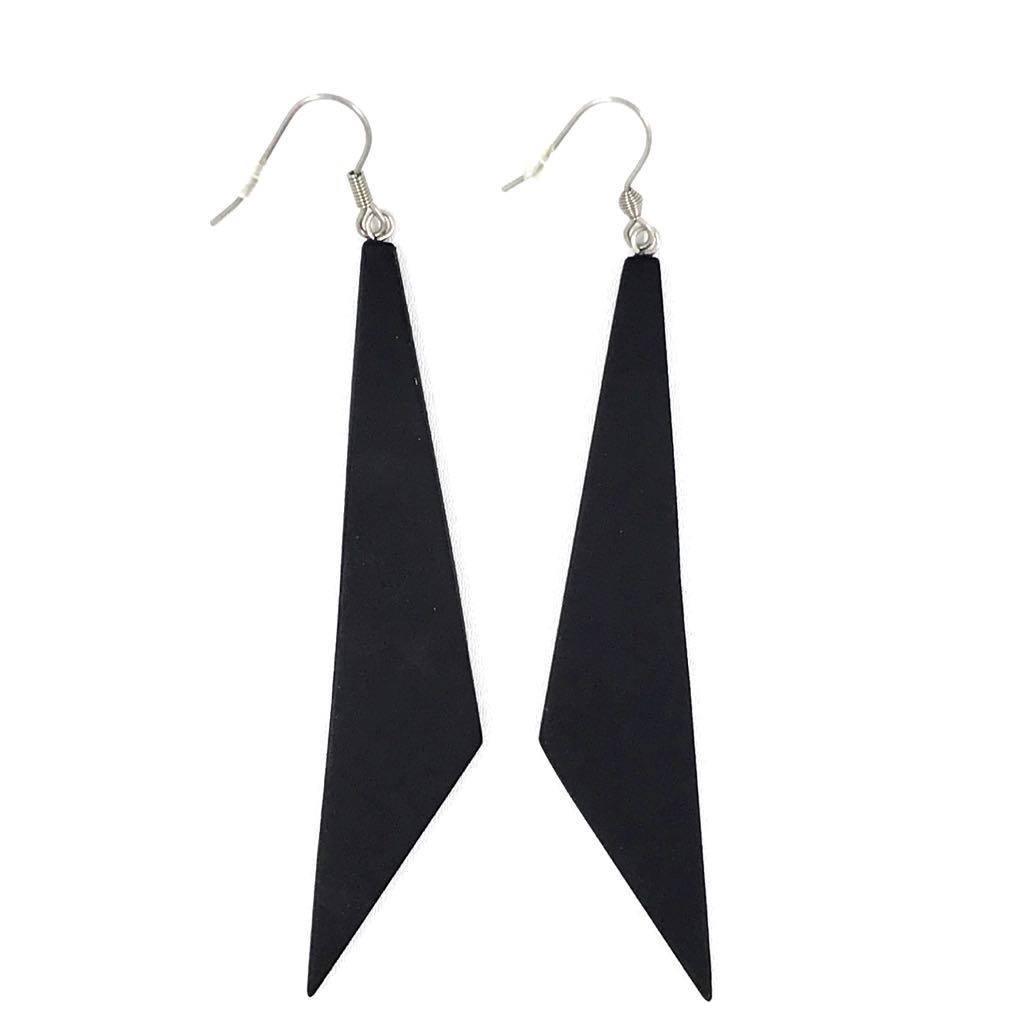 LEMPI earrings, Viima (black, wood)