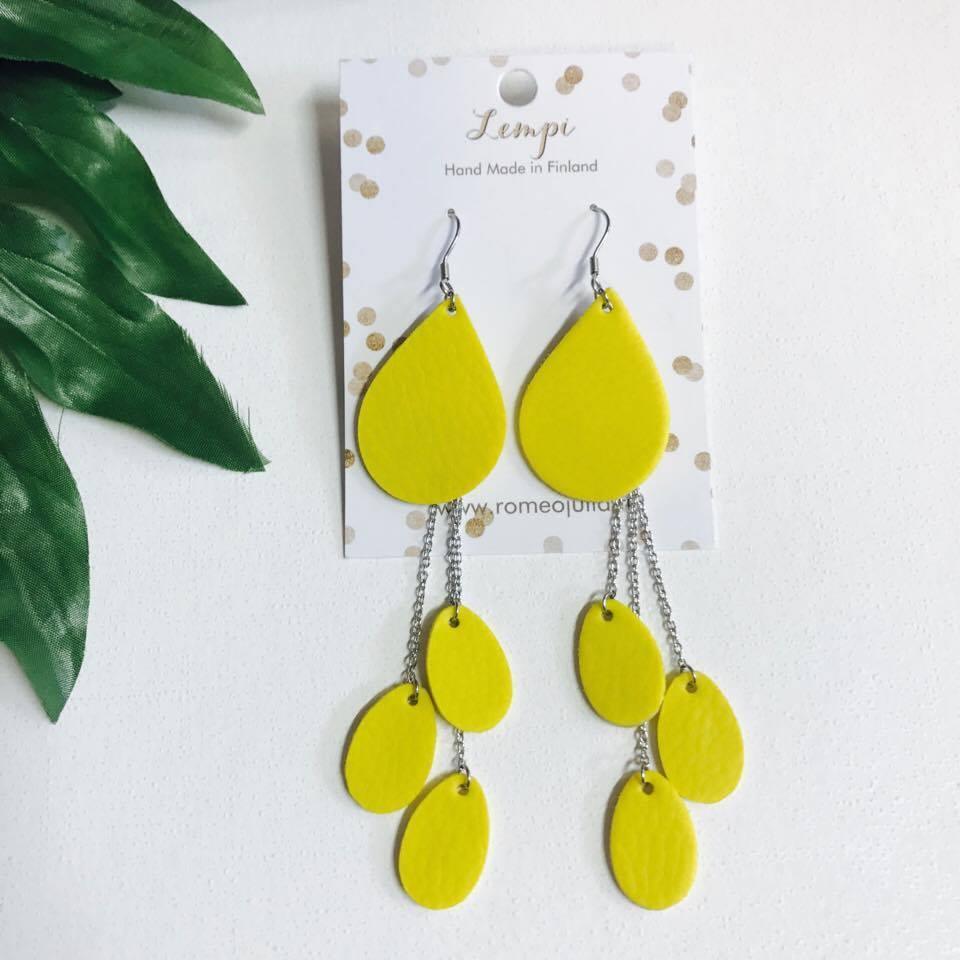 FAVORITE earrings, Dewdrop (yellow)