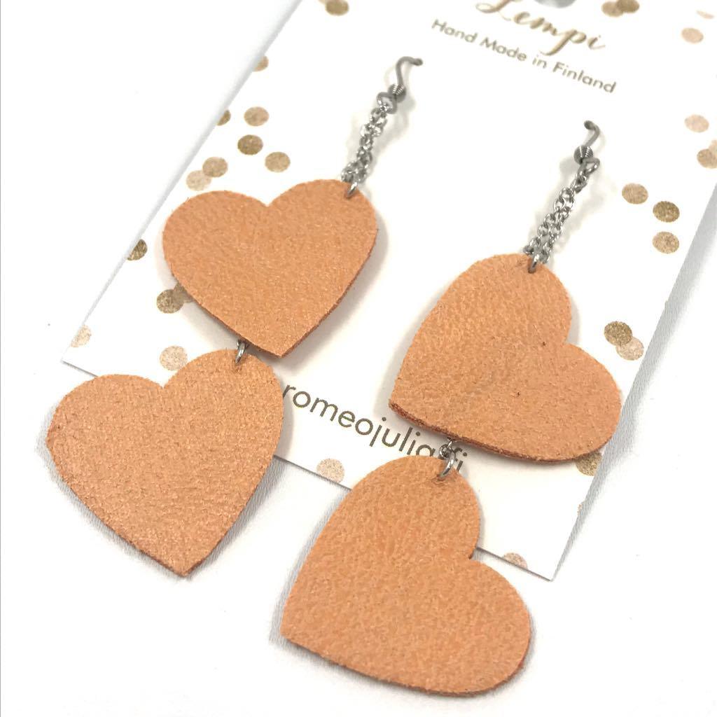 LEMPI earrings, Lempi (two-piece, apricot porridge)