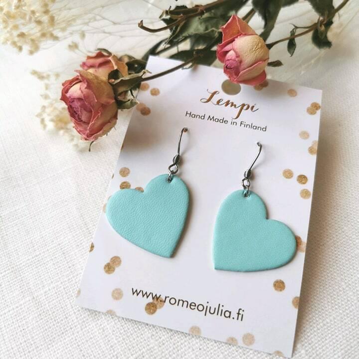 LEMPI earrings, Lempi (one-piece, mint)