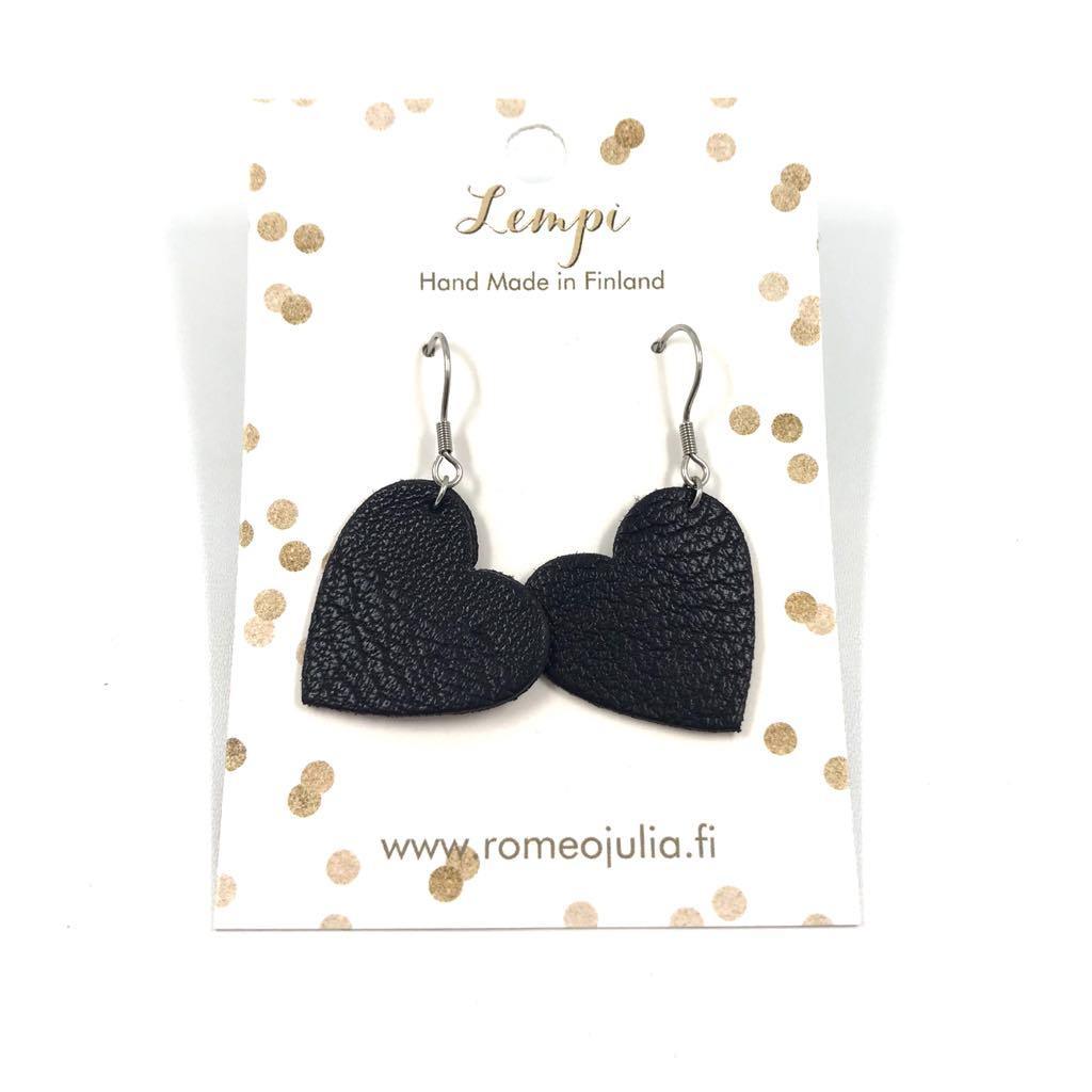 LEMPI earrings, Lempi (one-piece, black)