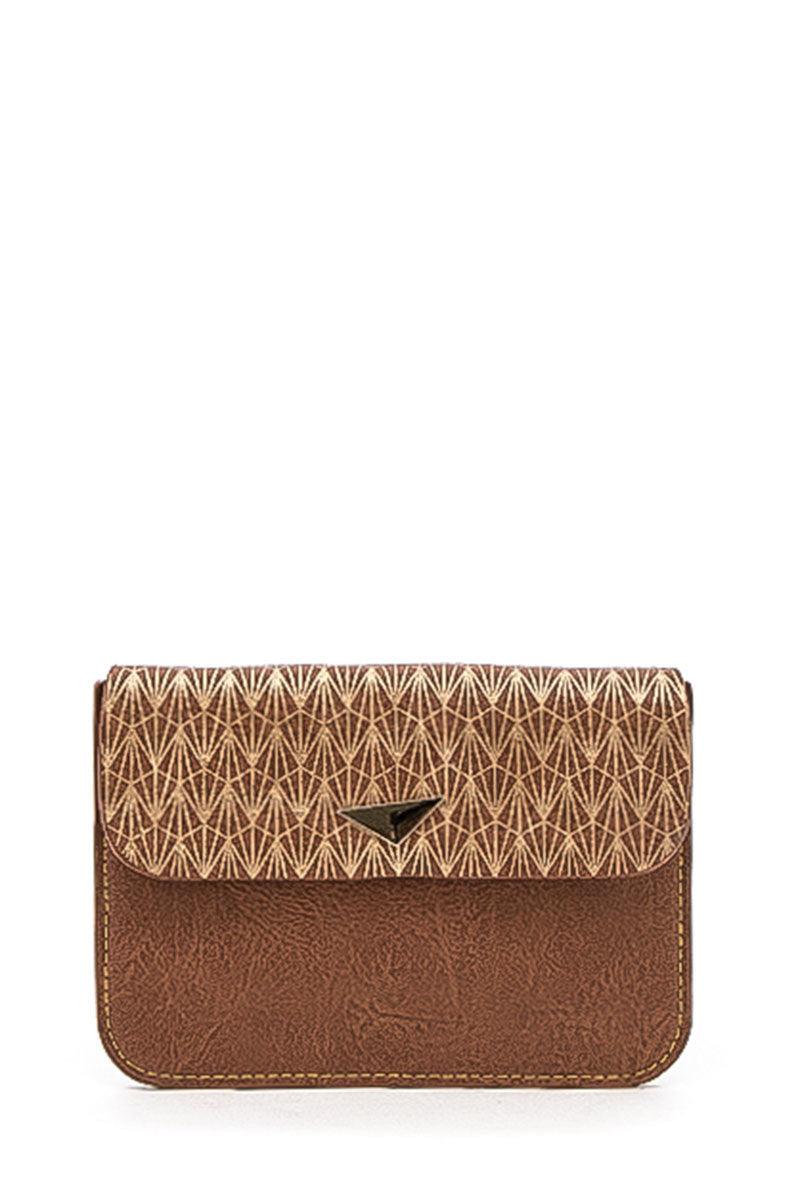 Pouch, MOGANO| Pochette in Brown