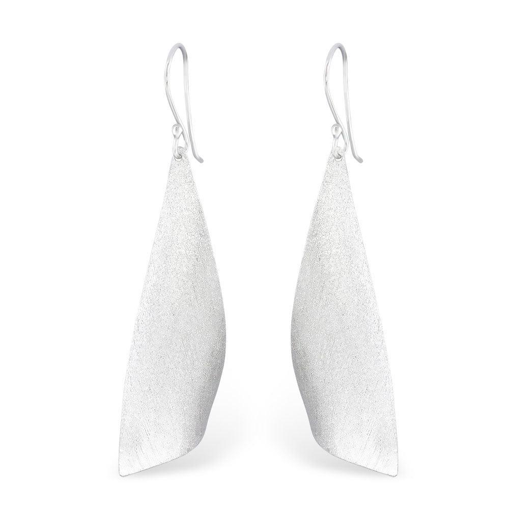 Silver earrings, MINIMALISM/Wave