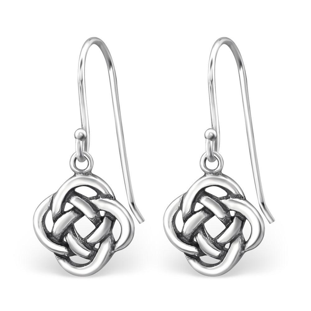 Silver earrings, Rosette (mini)