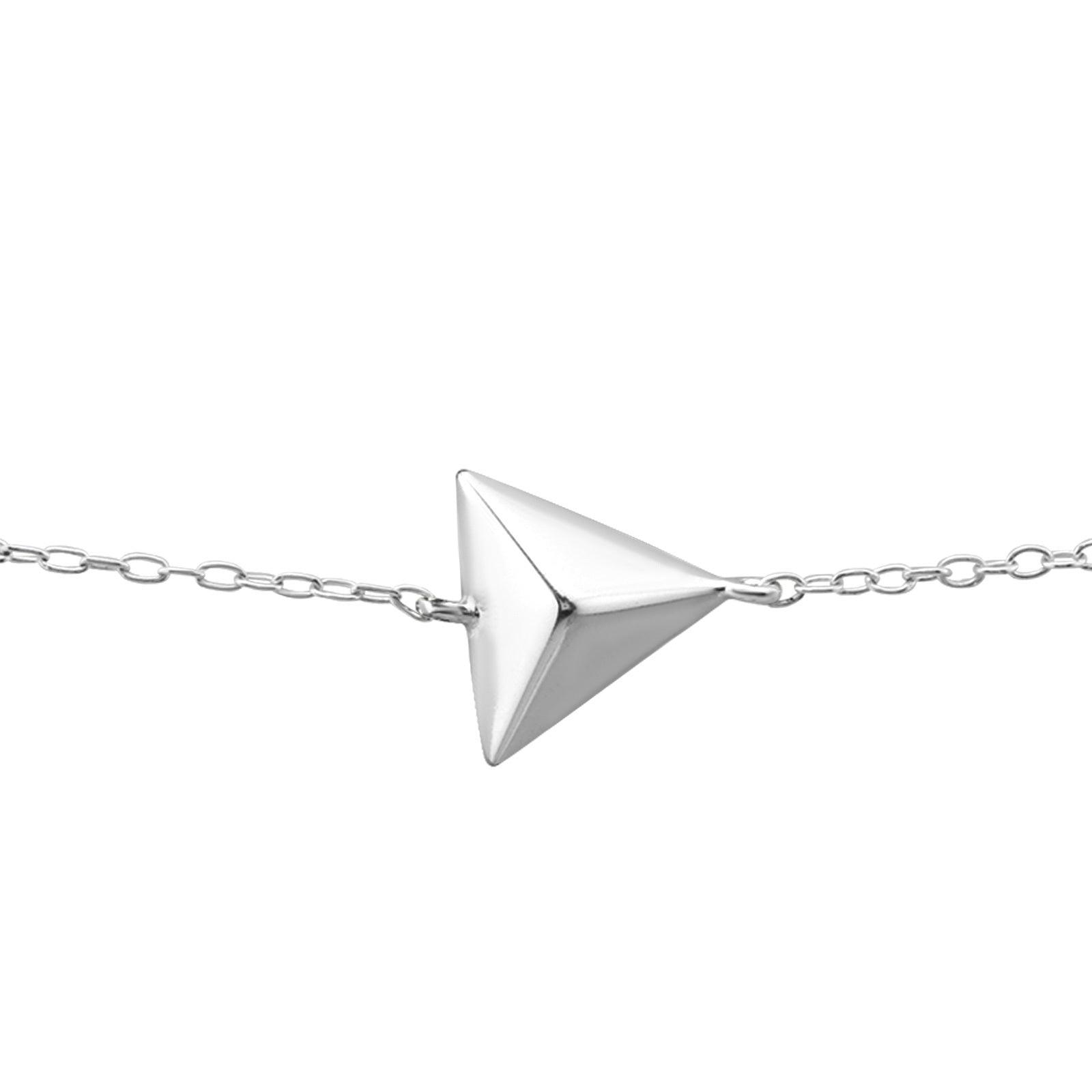 Silver bracelet, Triangle