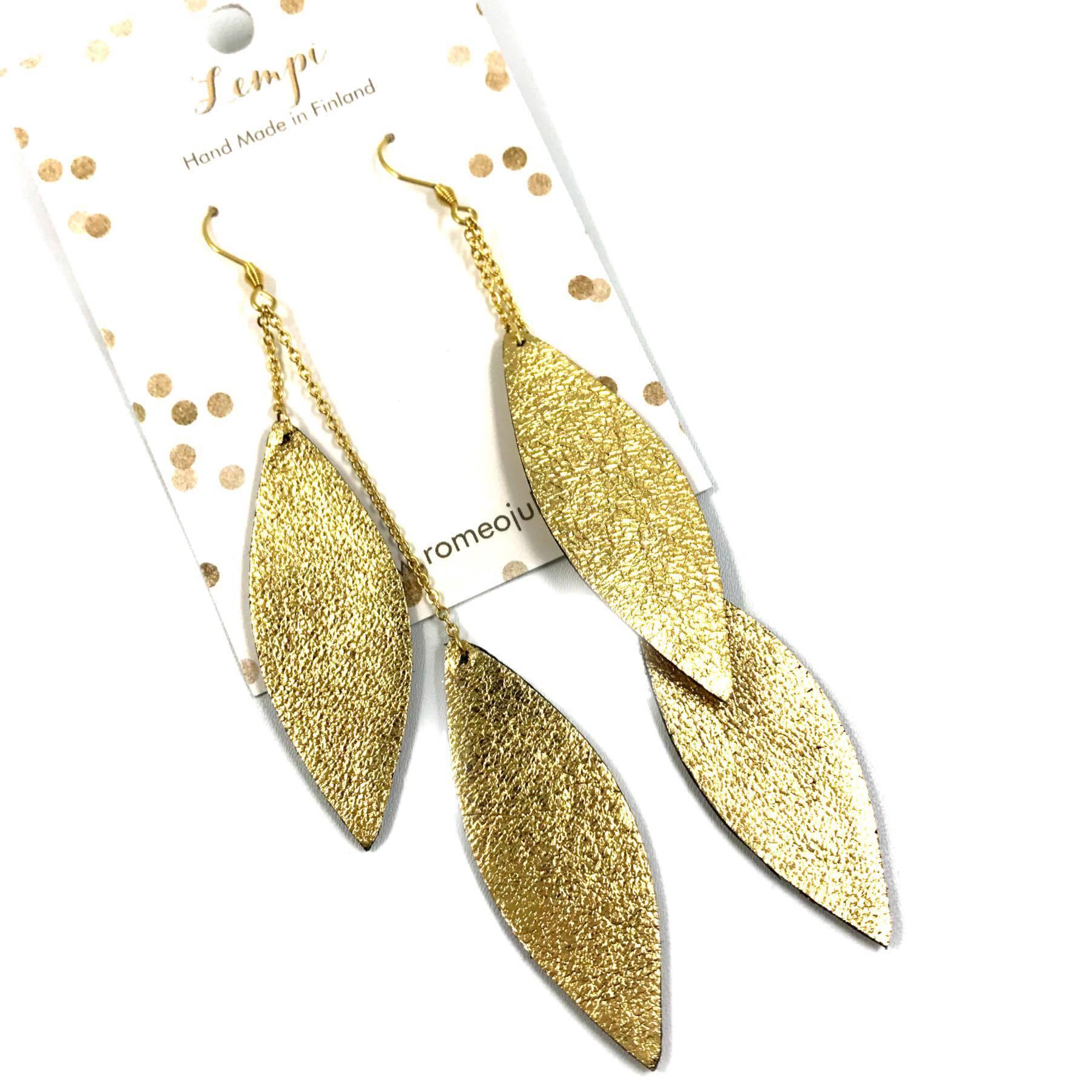 LEMPI earrings, Laura (gold, two-piece)