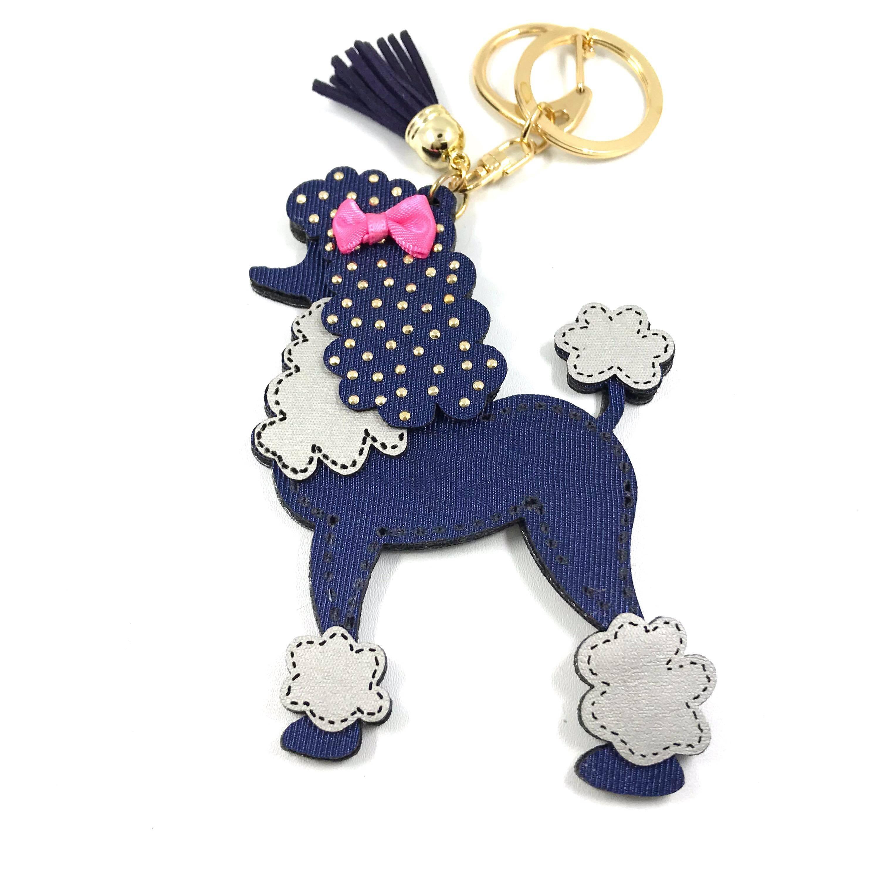 Keychain, Poodle (blue)