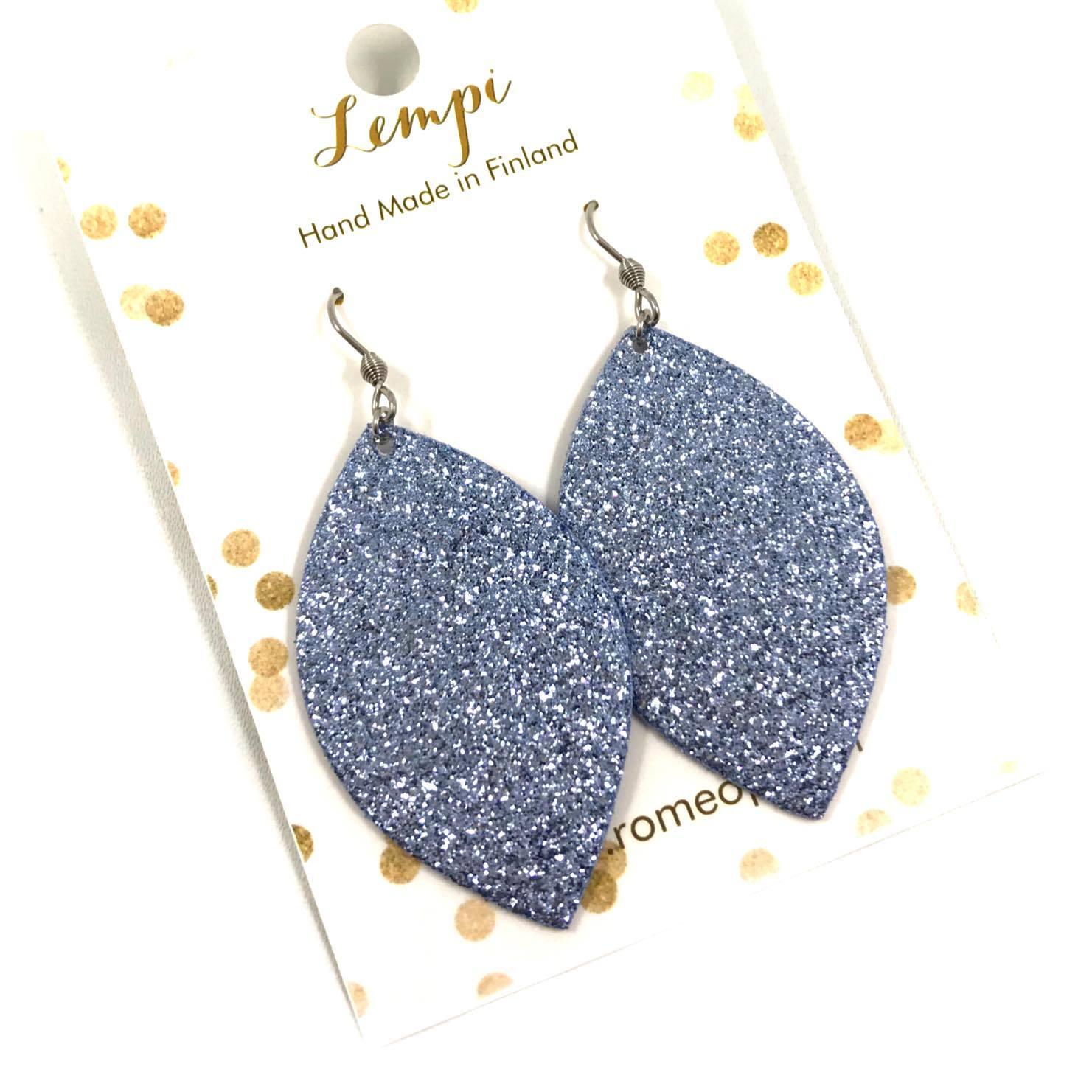 FAVORITE earrings, Iisa (winter blue glitter)