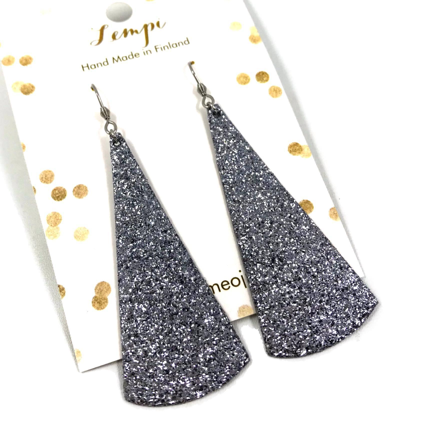 LEMPI earrings, Kajo (titanium glitter)