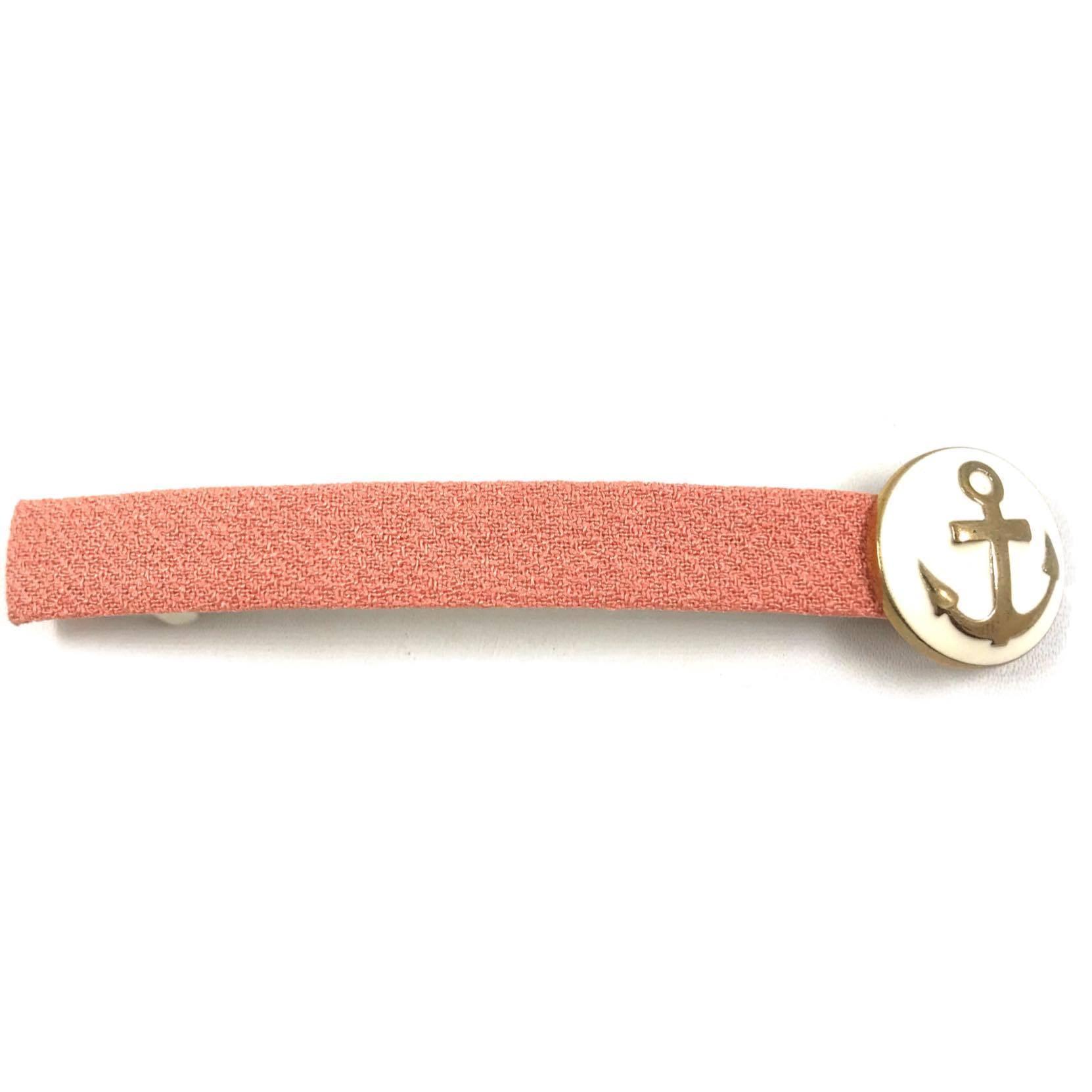 Hair clip, Anchor (pink)