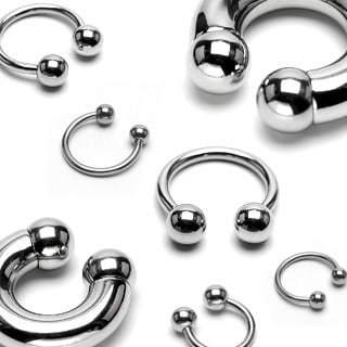 Horseshoe 1.2mm|Steel Circular Barbell with 3mm Balls