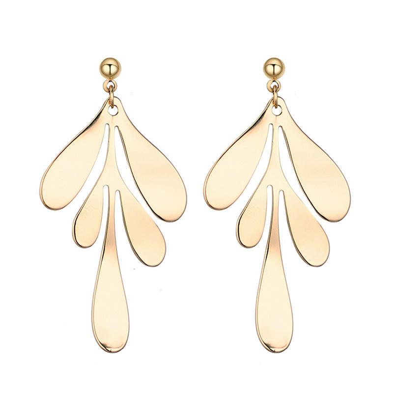 Earrings, Delicate Gold Earrings