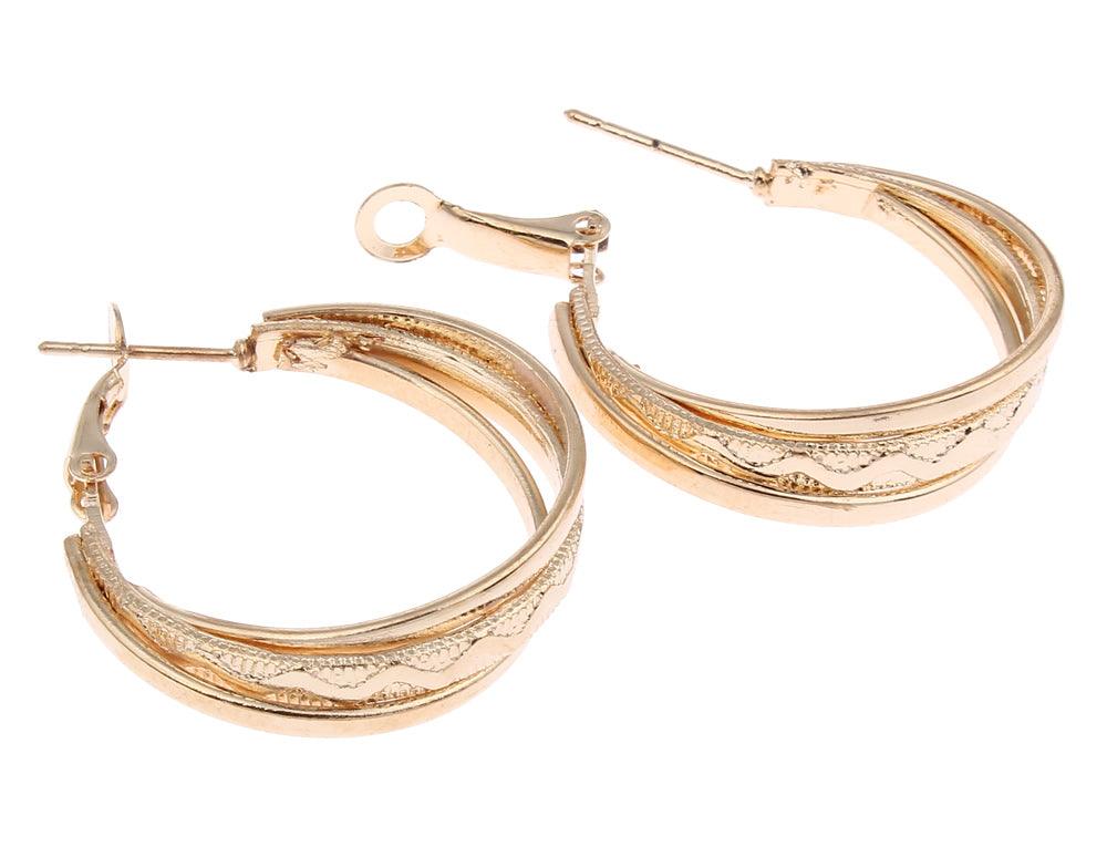 Korvakorut, korvarenkaat, KOA Collection/Summer Waves Gold Hoops