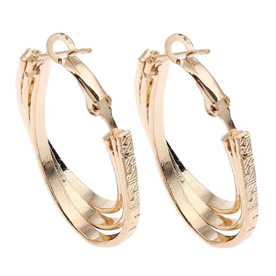 Korvakorut, korvarenkaat, KOA Collection/Teardrop Gold Hoops