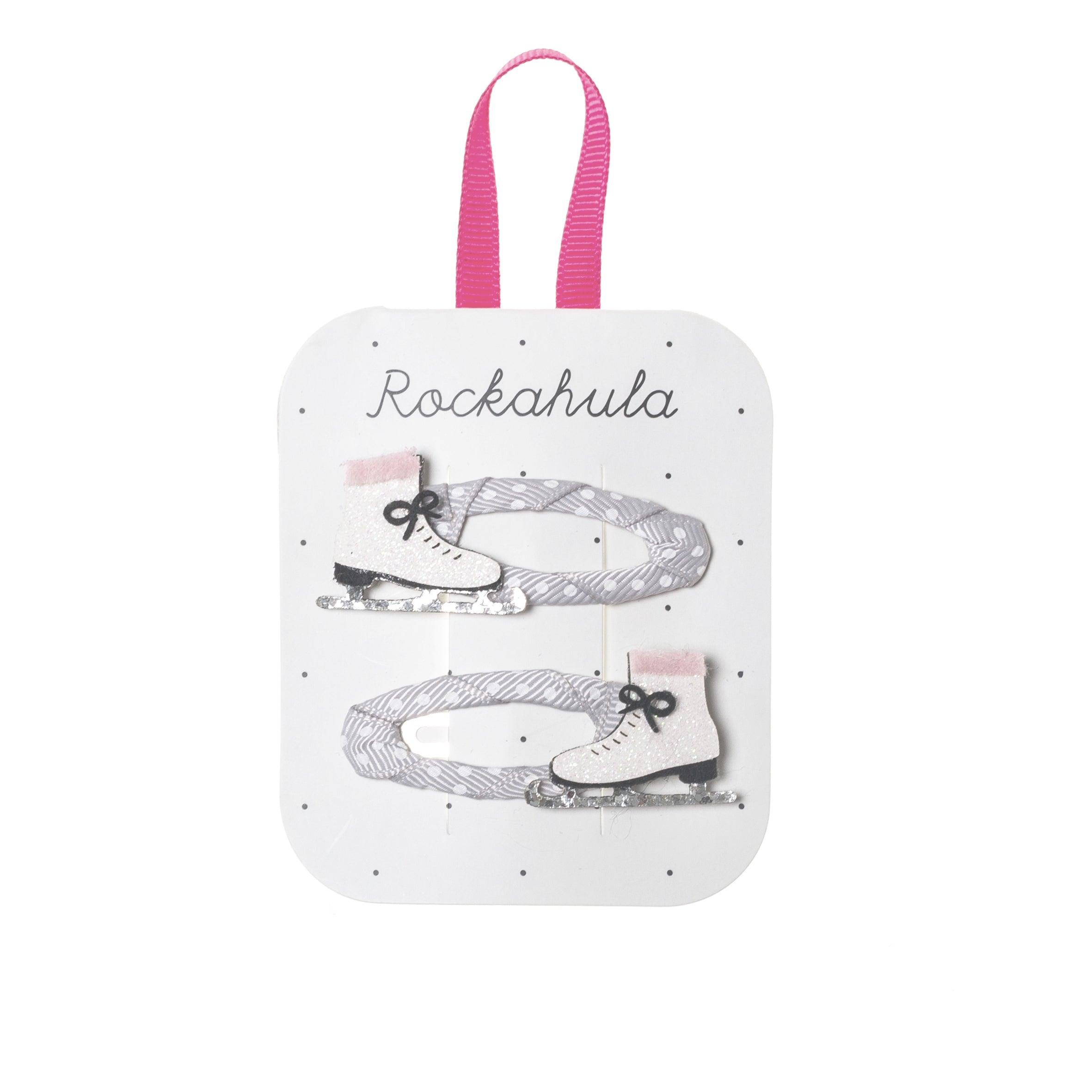 Hair ornament/clip, Rockahula KIDS|Ice Skate Glitter Clips