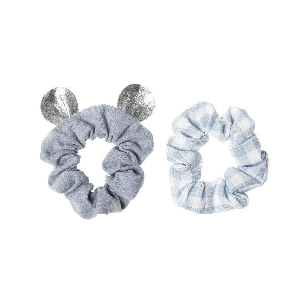 Hair ornament/pom pom, Rockahula KIDS|Little Mouse Scrunchie Set Blue