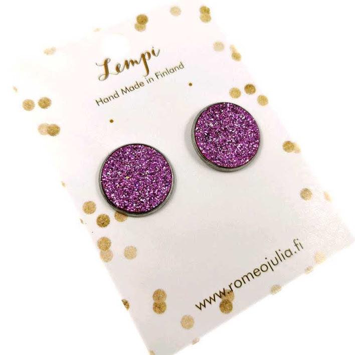 LEMPI earrings, Veera (heather glitter, L)