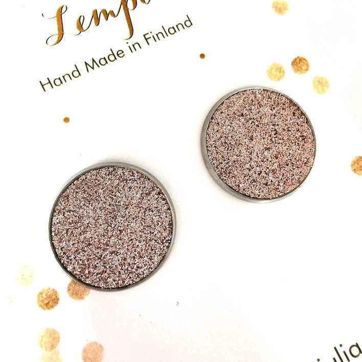 LEMPI earrings, Veera (rose gold glitter, L)