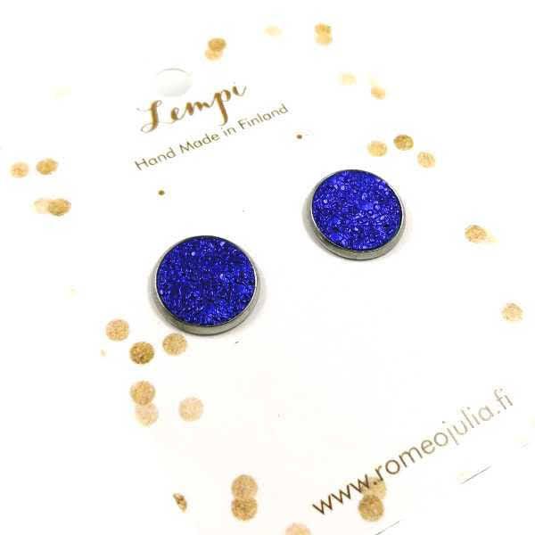 LEMPI earrings, Veera (metallic blue, S)