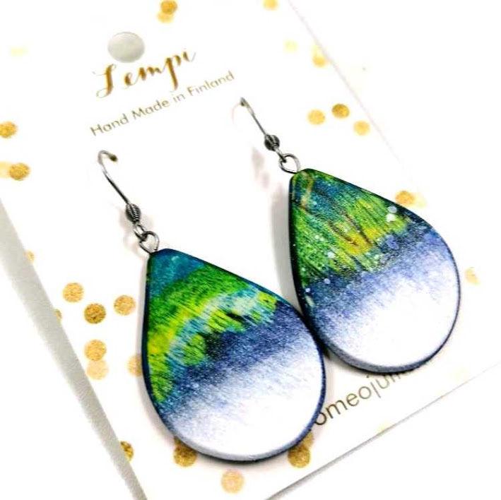 LEMPI earrings, Lapland (striped birch)