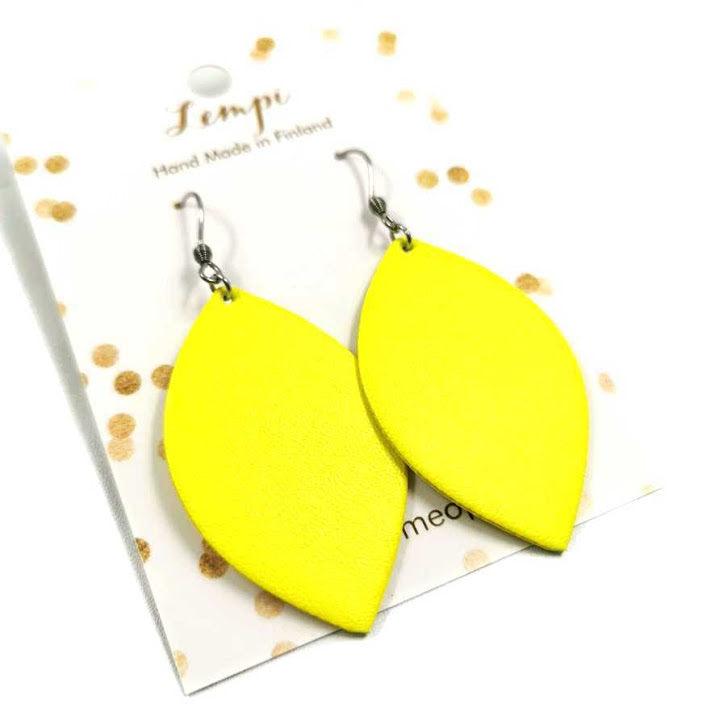 LEMPI earrings, Iisa (bright yellow)