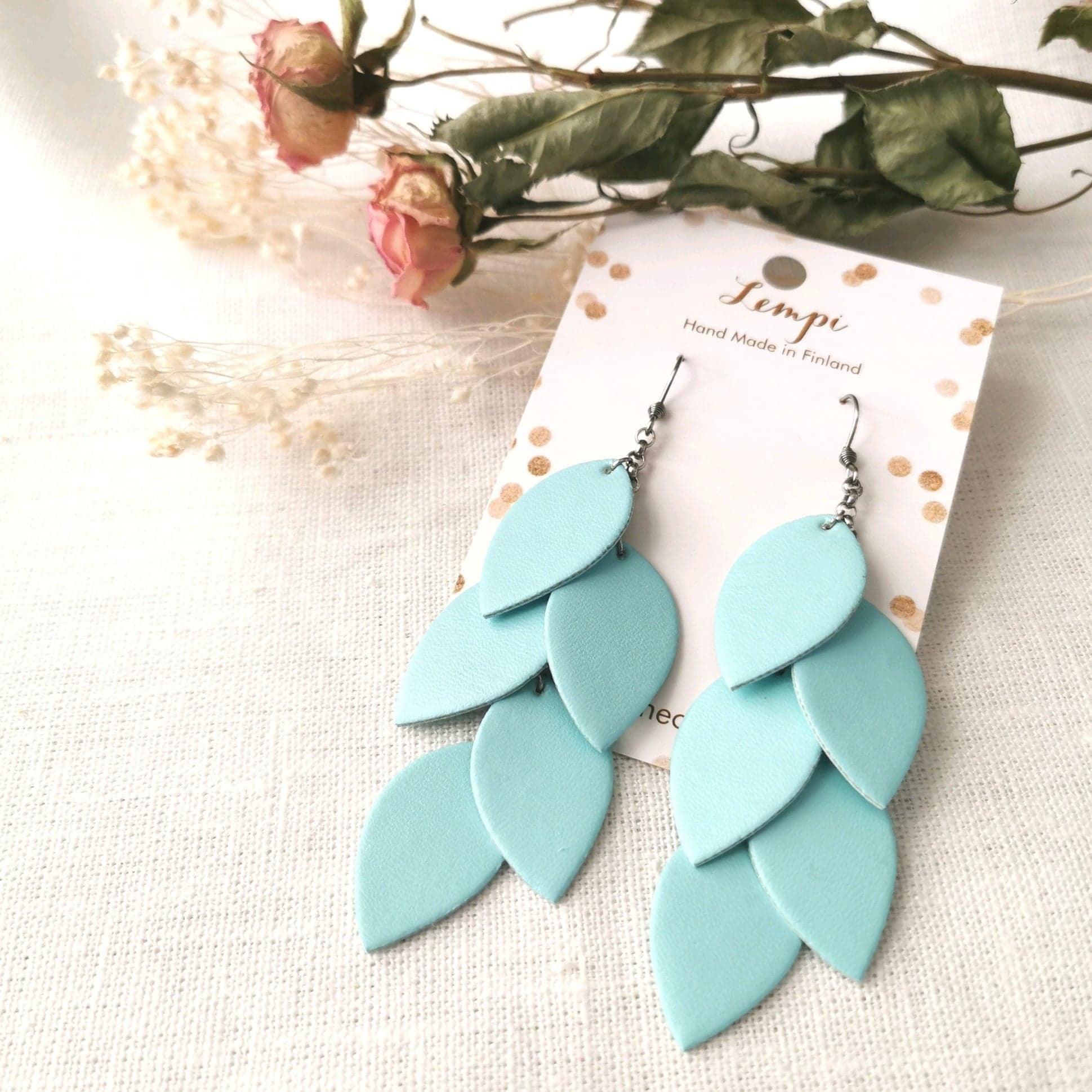 LEMPI earrings, Grain (mint)