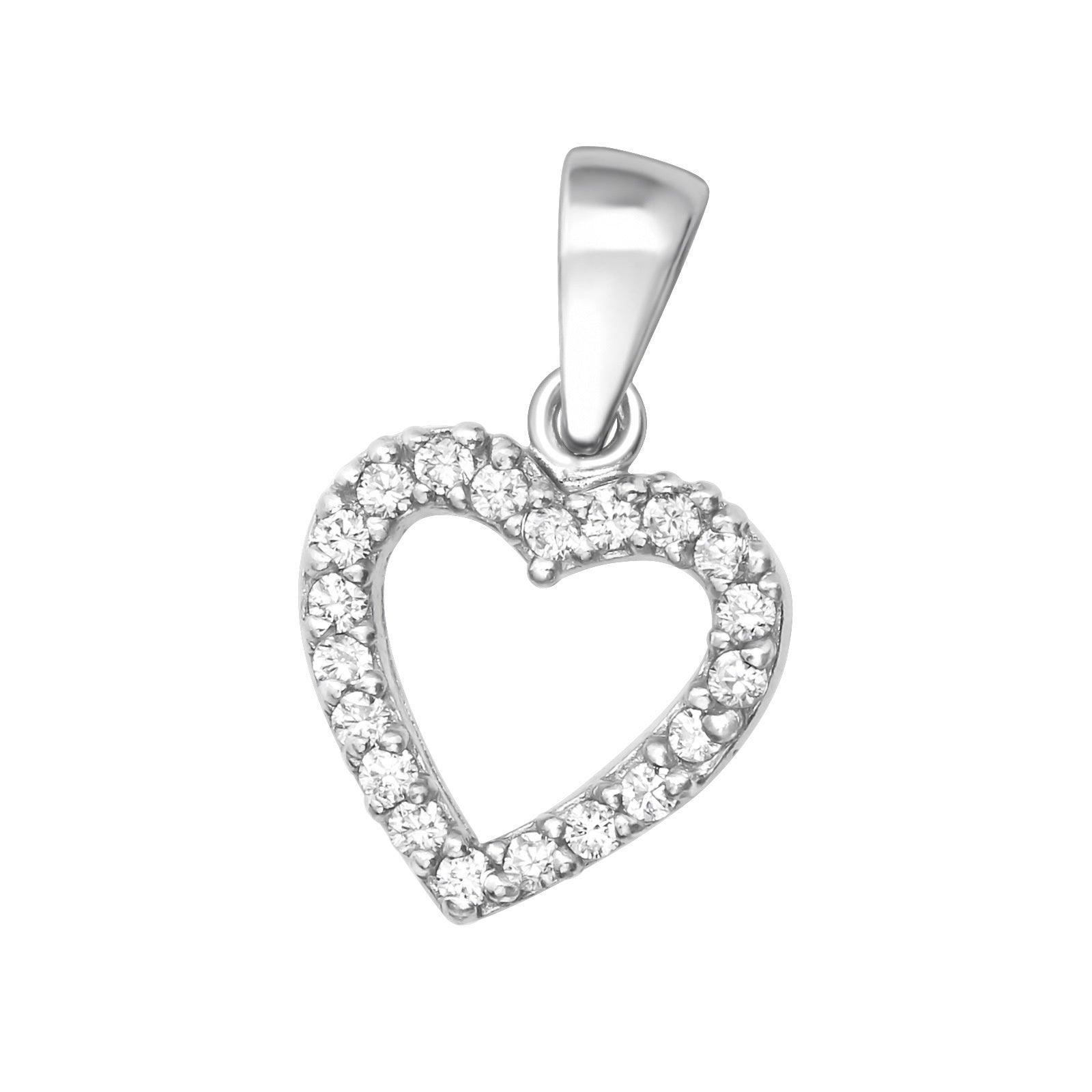 Hopeinen riipus, Classic Heart Pendant