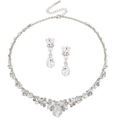 Kristallikorusetti, ATHENA BRIDAL | Crystal Enchantment Necklace Set