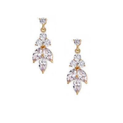 Kristallikorvakorut, ATHENA BRIDAL|Dainty Sparkle Drop Earrings