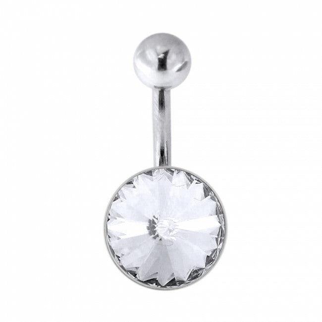 Pole jewelry, Single Jeweled CZ Stone