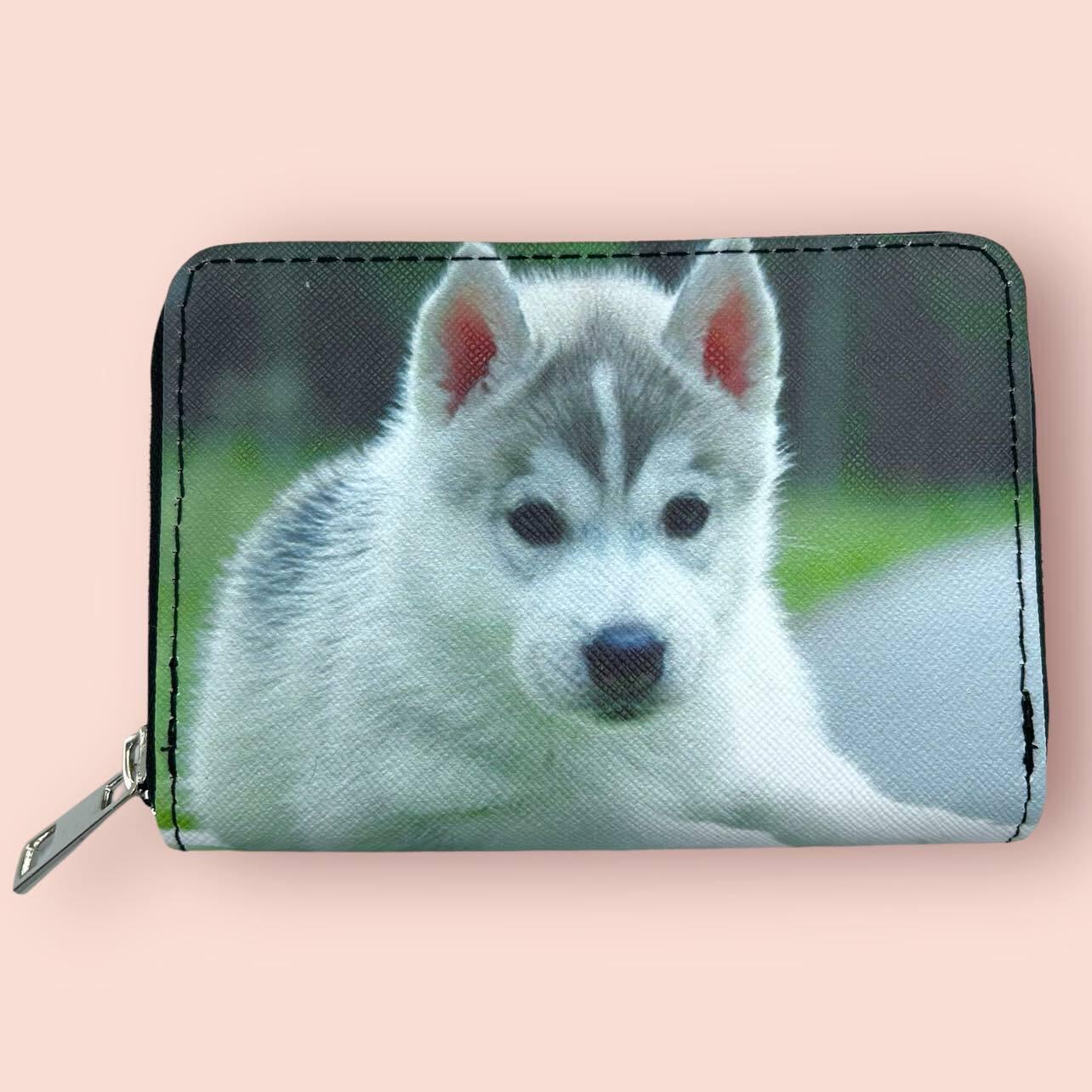 Children's wallet, Husky puppy