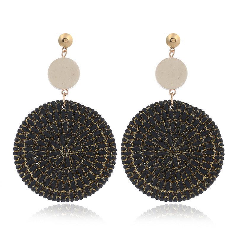 Earrings, Black Summer Earrings