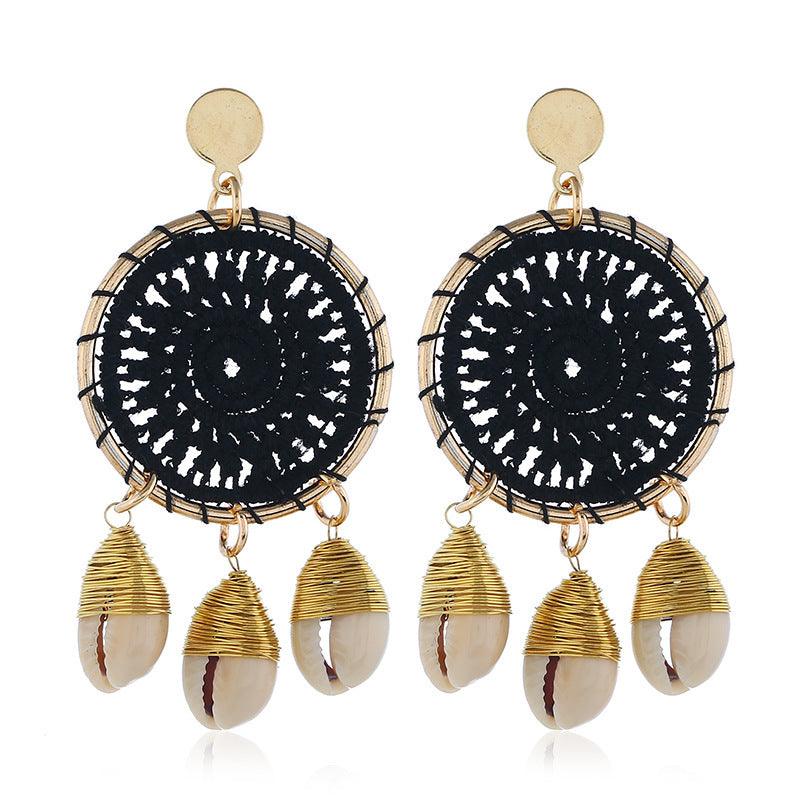 Korvakorut, Black Lace Dream Catcher Earrings