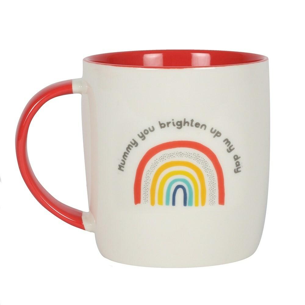 Mug, Mummy You Brighten Up My Day Rainbow Mug