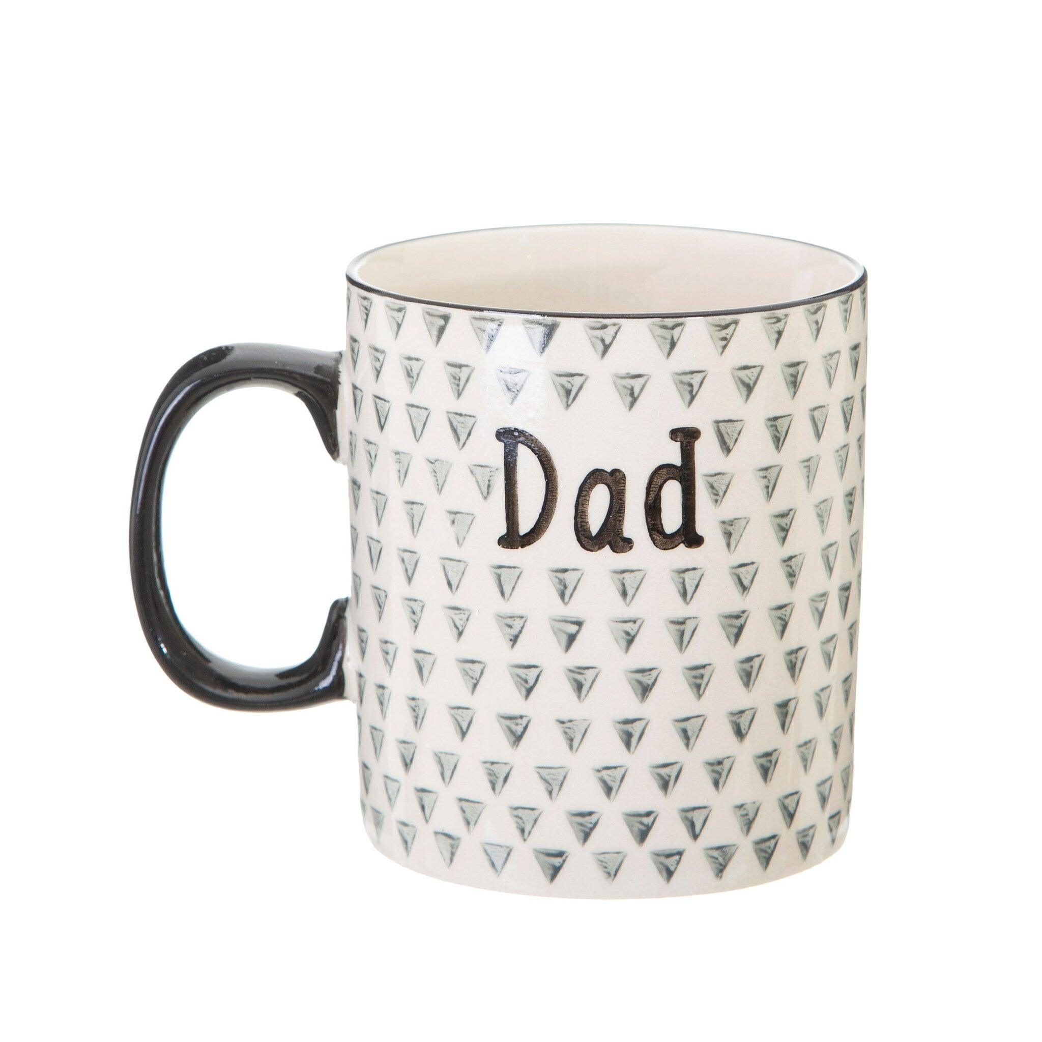 Muki, Sass & Belle|Dad Geometric Monochrome Mug