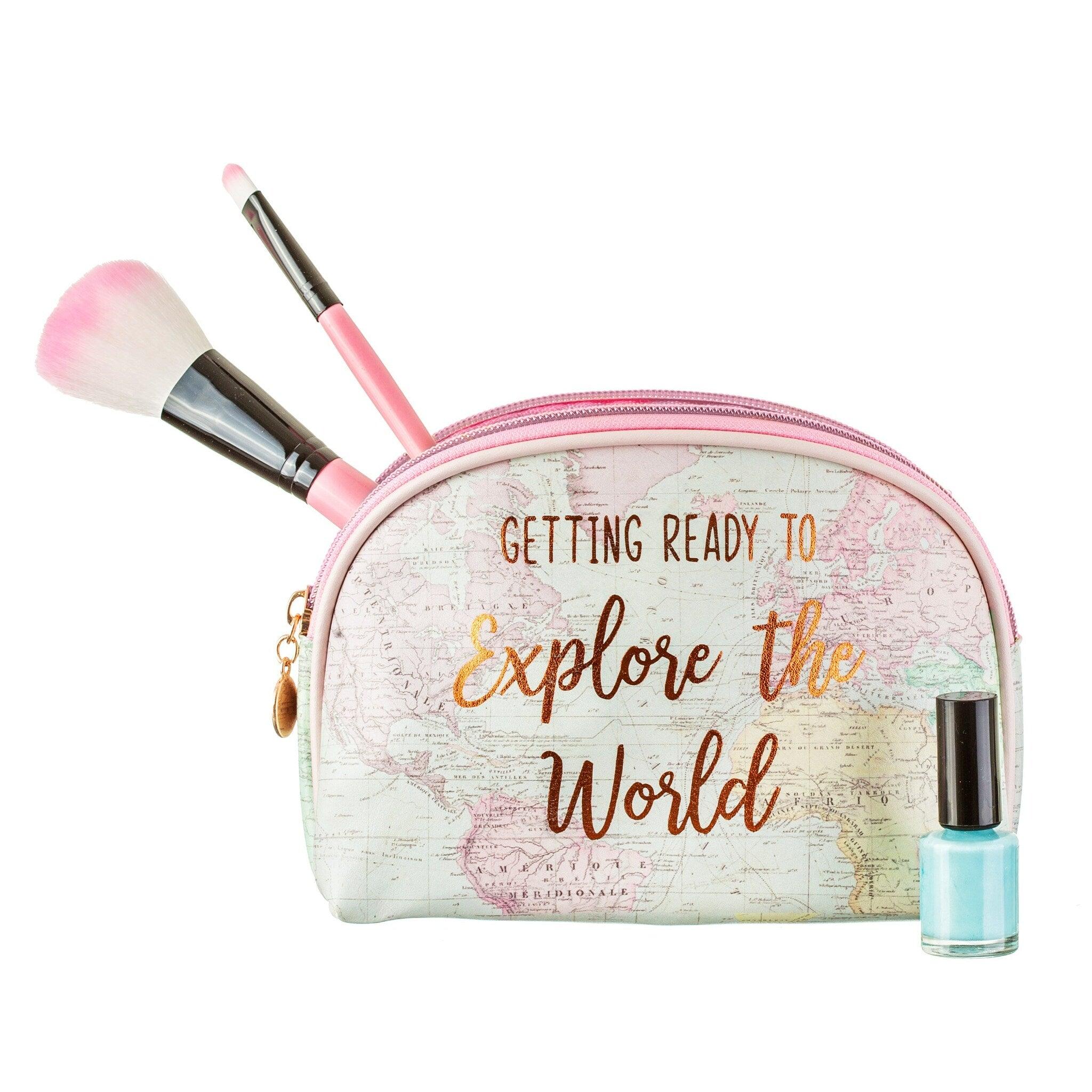 Makeup bag, Sass &amp; Belle|World Explorer Cosmetic Bag