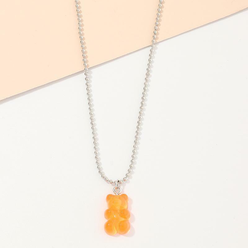 Necklace, Orange Gummy Bear