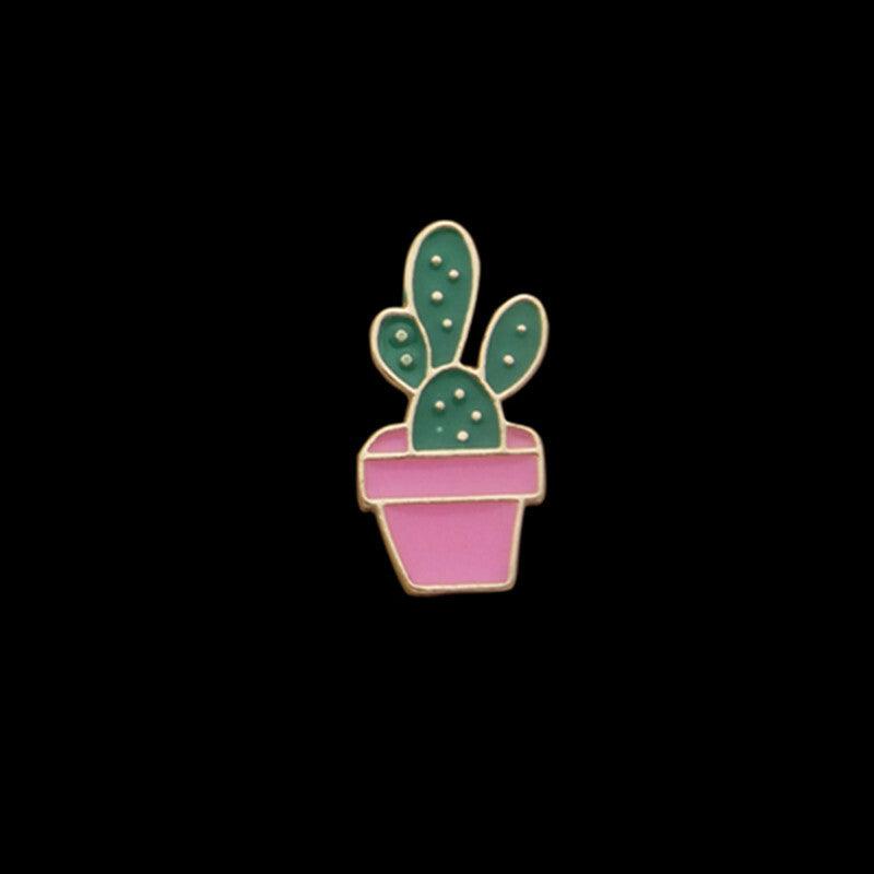 Pin, Crazy Plant Lady -cactus/plant pin