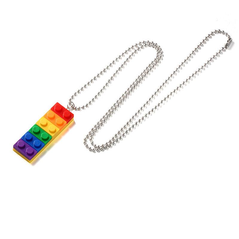 Surgical steel necklace, Pride