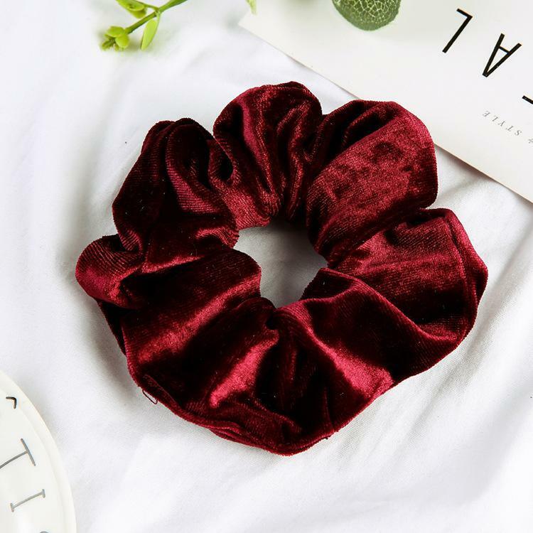 Donitsi/Scrunchie|SUGAR SUGAR, Medium Velvet Scrunchie -samettidonitsi