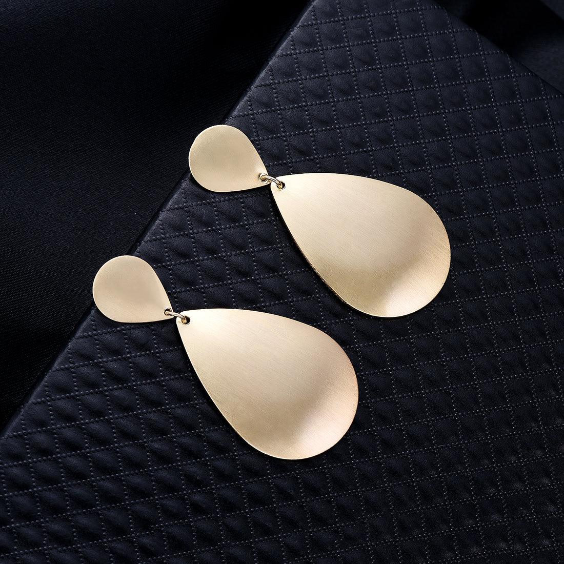 Earrings, FRENCH RIVIERA|Large Matte Teardrop