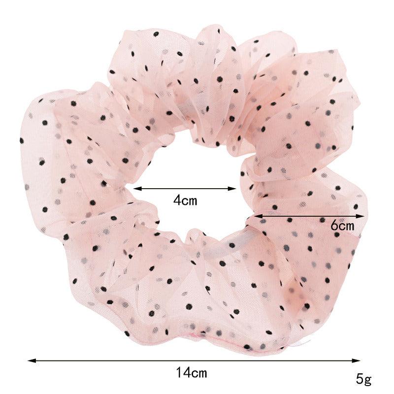 Donut/Scrunchie|SUGAR SUGAR, Medium Pastel Polkados