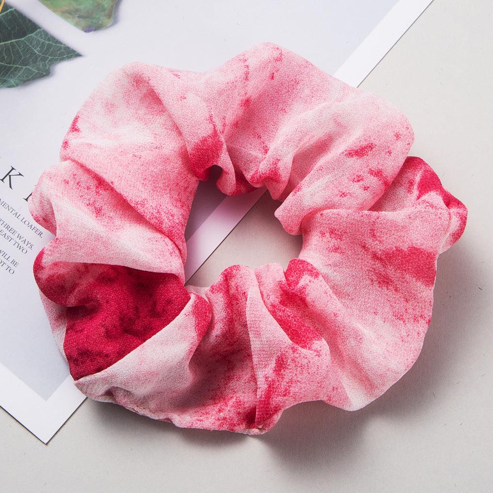 Donitsi/Scrunchie|SUGAR SUGAR, Ombre Pink -punertava scrunchie