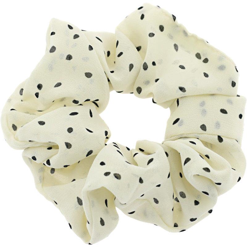 Donut/Scrunchie|SUGAR SUGAR, Medium Dark Polkadots