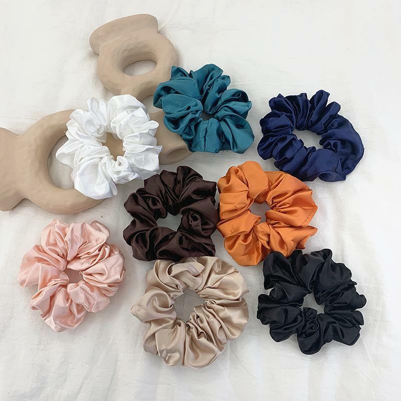 Donut/Scrunchie|SUGAR SUGAR, Large Satin Scrunchie satin donut