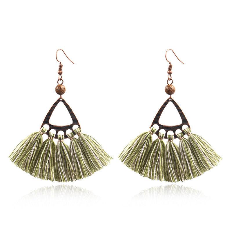 Earrings, Bohemian Earrings with Tassels