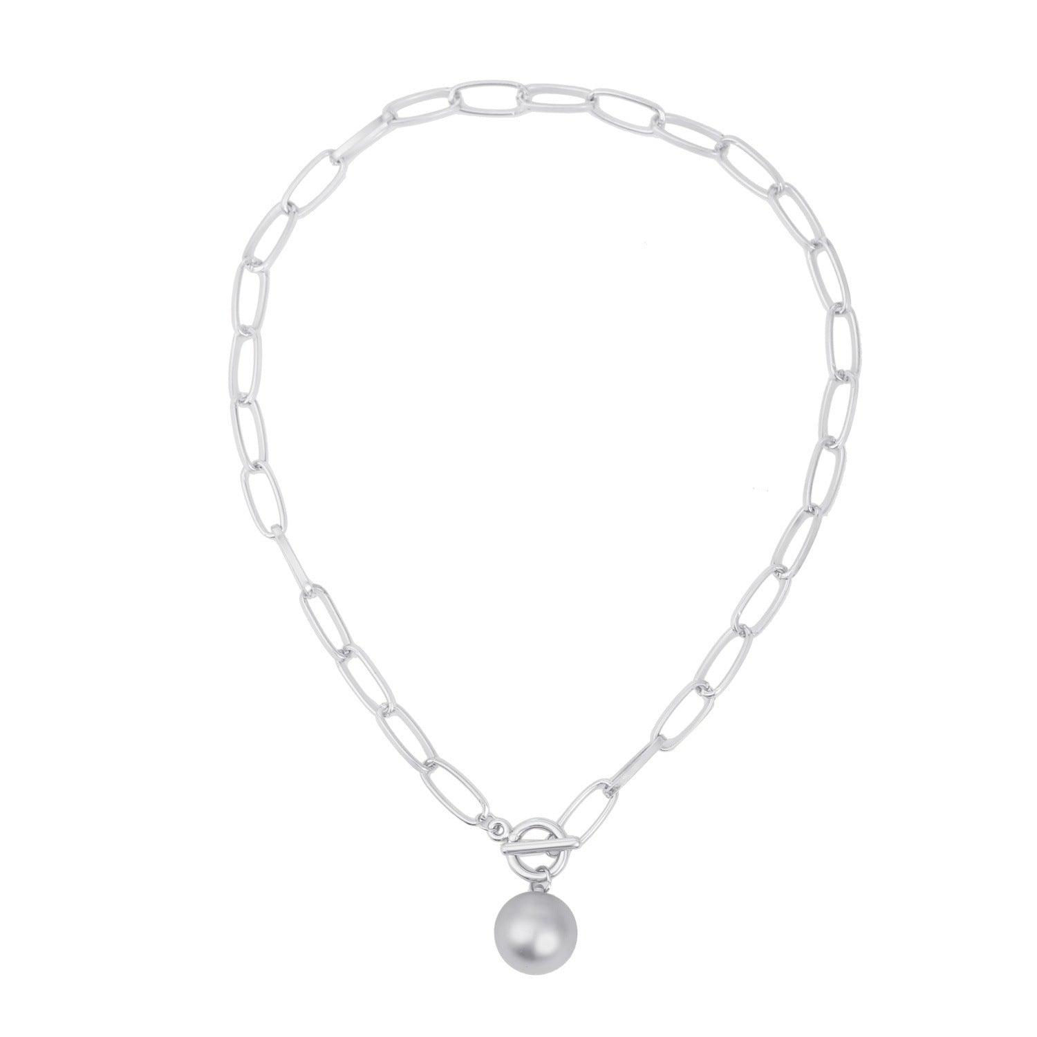 Necklace, FRENCH RIVIERA|Classic Silver Necklace