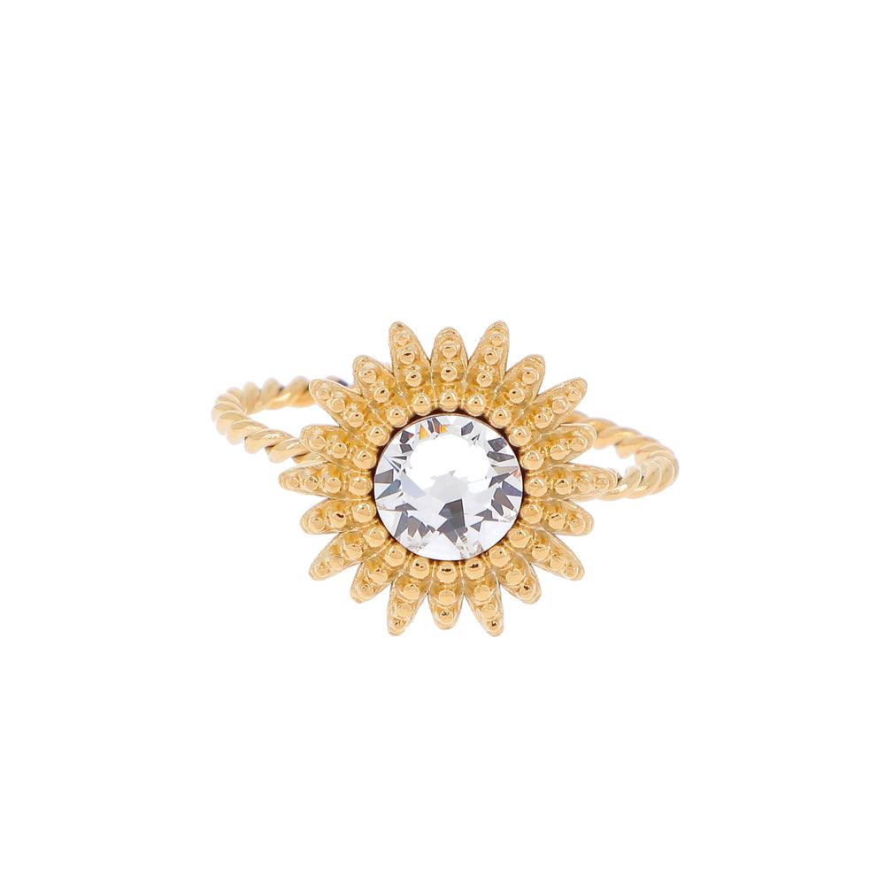 Sormus, BOHM PARIS|Bague Soleil avec cristal clair